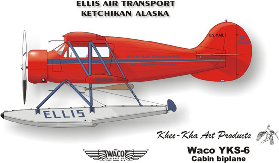 waco biplane model kits