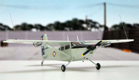 Once again highlighting the versatility of the Khee-Kha 180/185 kit, Long Luu's Cessna finished as a U-17 of the VNAF